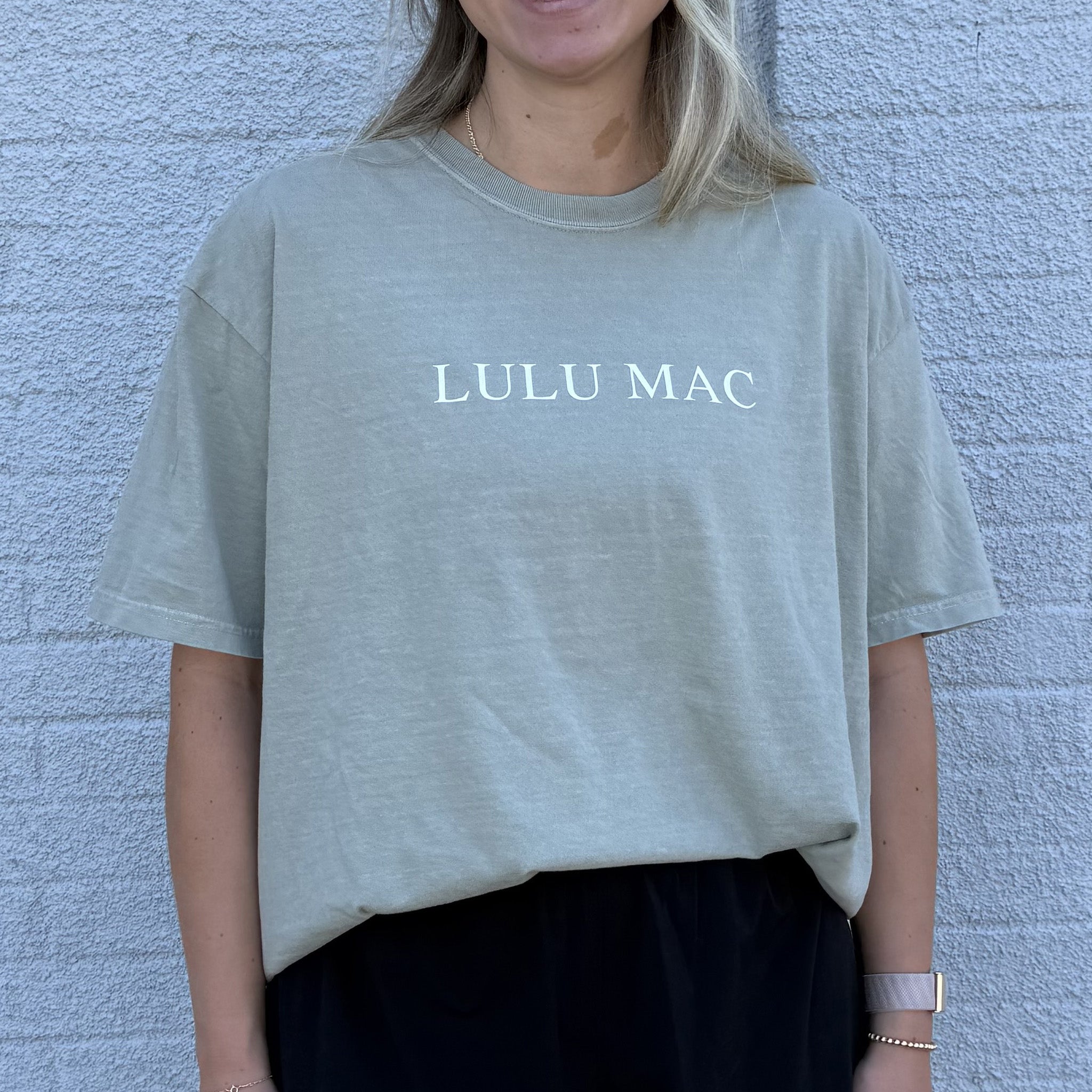 LM-TS-1023 Logo Adult Sandstone Comfort Colors Tee