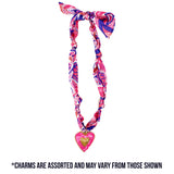 TW-1008 SCARF NECKLACE WITH CHARM