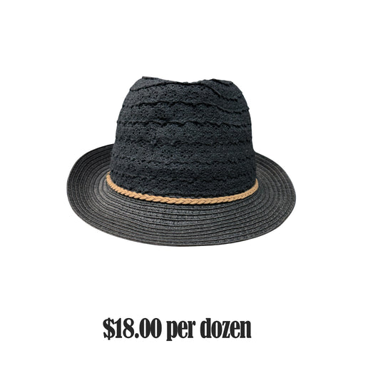 ST-44 BEACH HAT BLACK