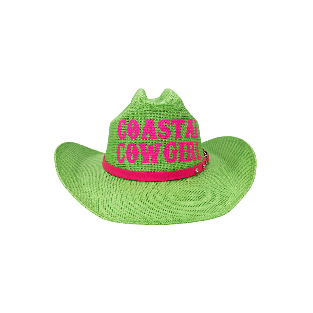 CH-1043- COSTAL COWGIRL GREEN/PINK