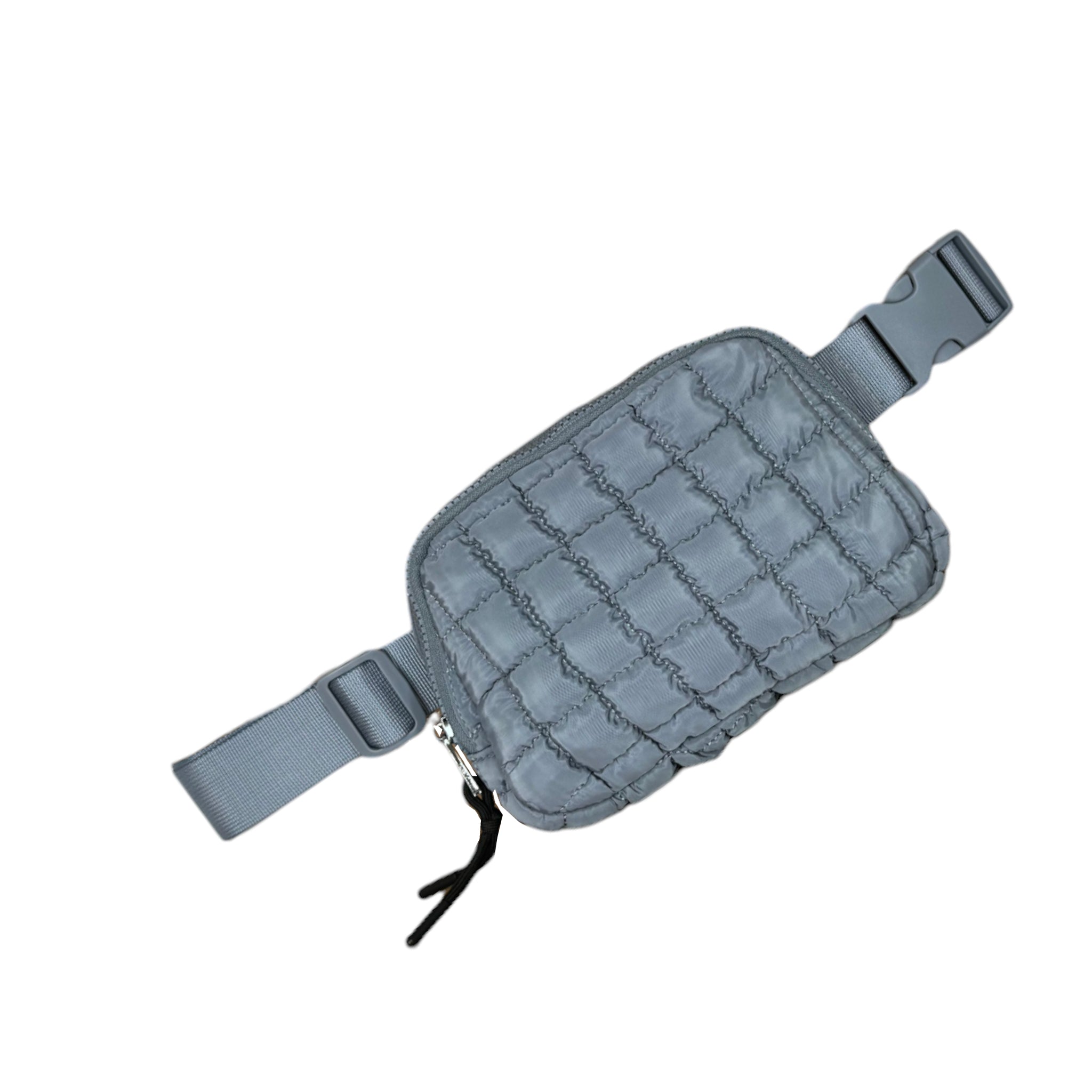 GZ-1511 Puffer Quilted Belt Bag Grey