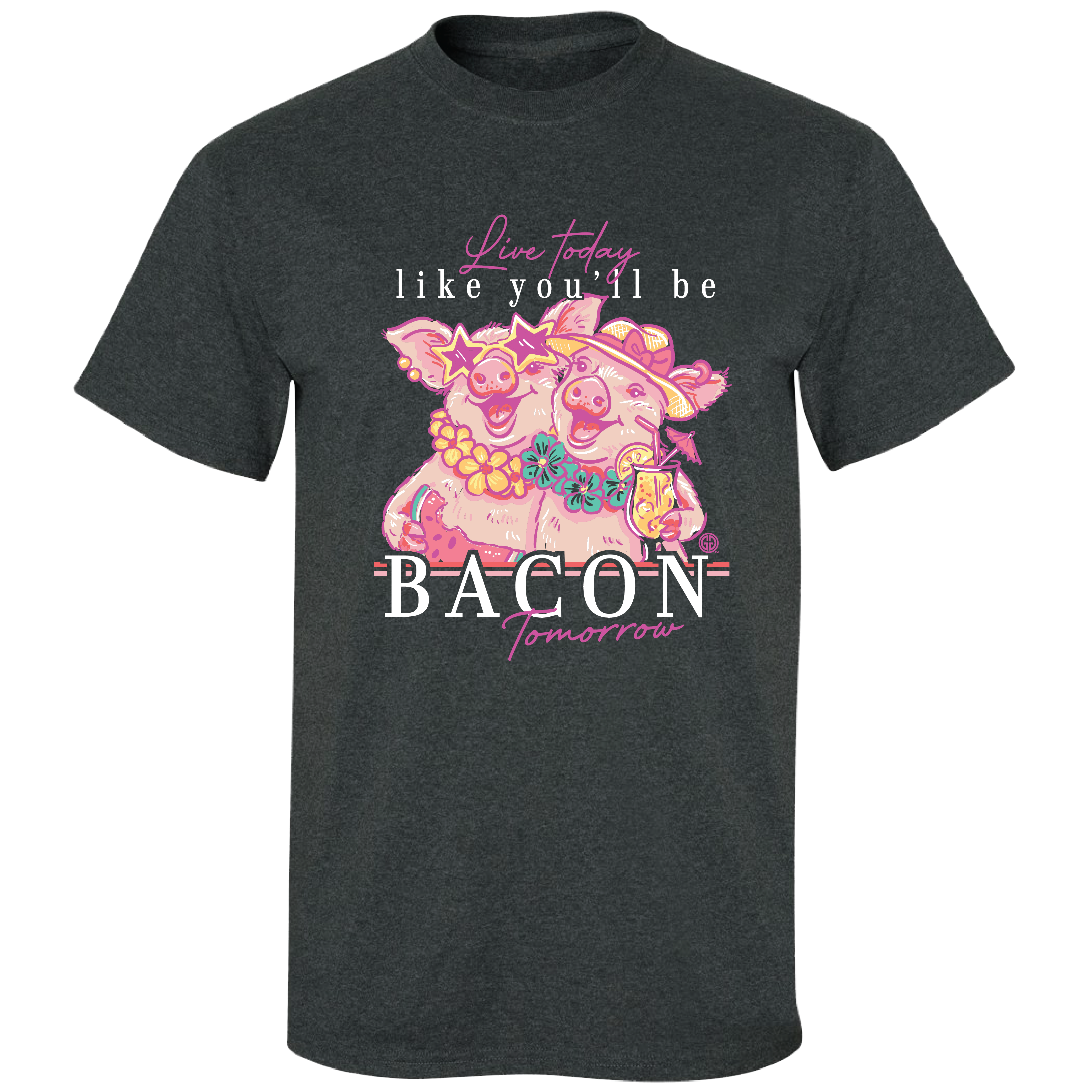 GGO-2798 Bacon Tomorrow - Dark Heather
