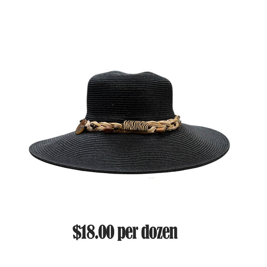 CSW-BEACH HAT BLACK
