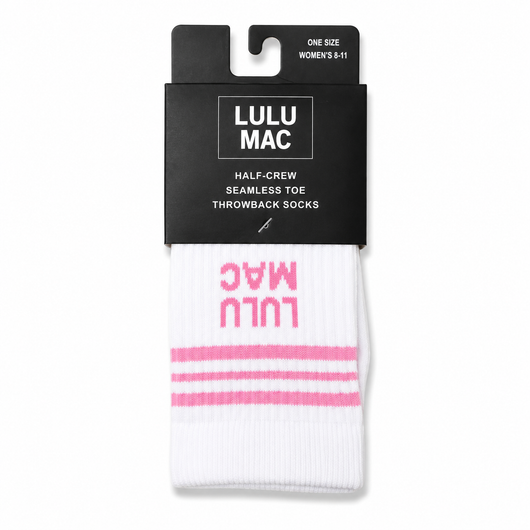 LM-SO-1001 Lulu Mac Socks Single Pair - LIGHT PINK