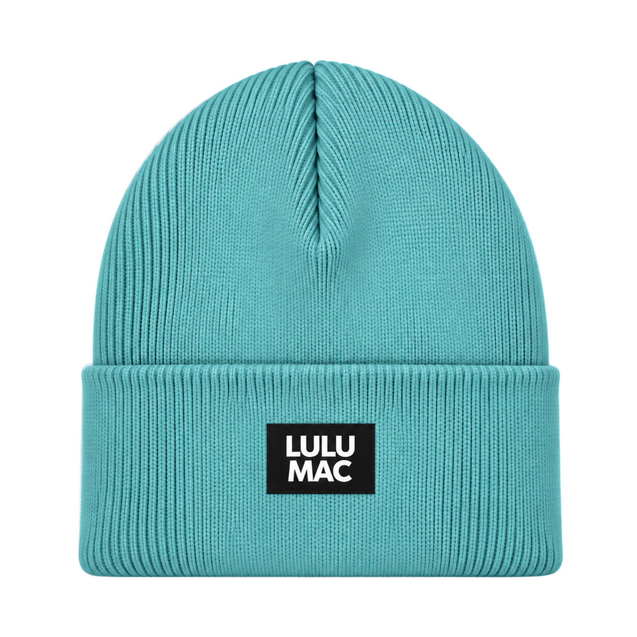 LM-BN-1005 LULU MAC PATCH BEANIE LAKE BLUE
