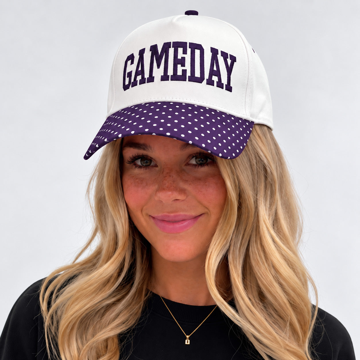 LM-CP-1004 MD GAMEDAY CAP - DK. PURPLE