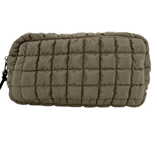 GZ-4282 Puffer Quilted Makeup Bag Olive Green