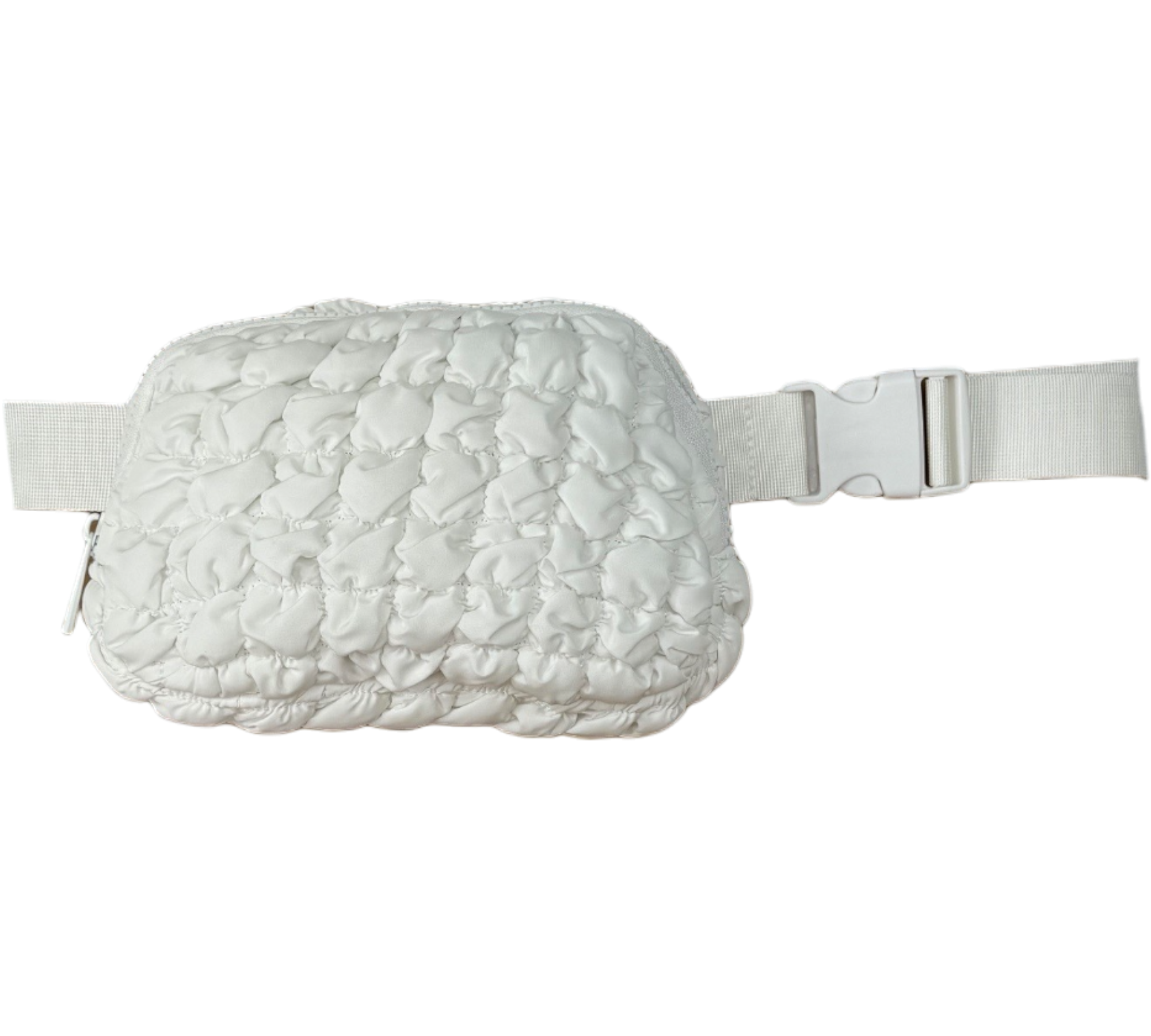 PB-1220 Puffer Belt Bag White