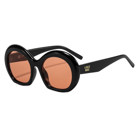 LM-SG-1012 Blair Black w/pink lens Sunglasses