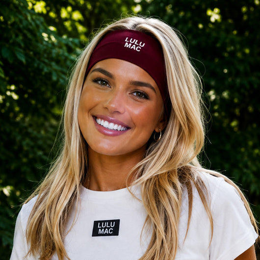 LM-HB-1000 Lulu Mac Headband - Maroon