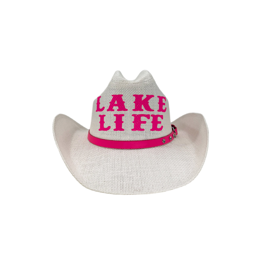 CH-1043- LAKE LIFE WHITE/PINK