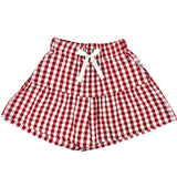 LM-1112 RED MODERN SKORT