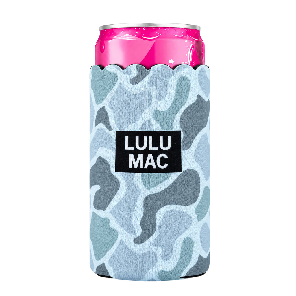 LM-SKZ-1005 Slim Can Koozie White Camo