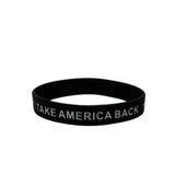 TR-0811 TRUMP 2024 SILICONE BRACELET BLACK