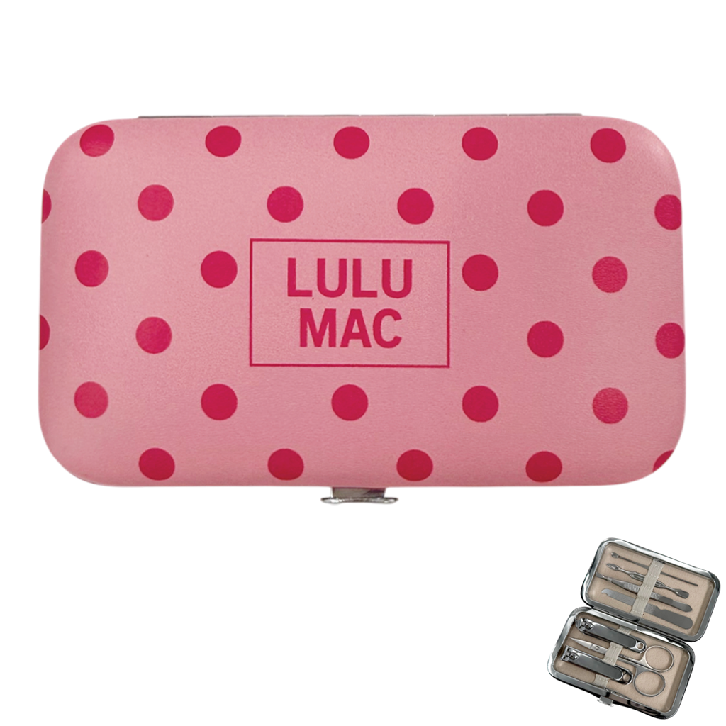 MCPD- Pink/Hot Pink Dot Manicure Set