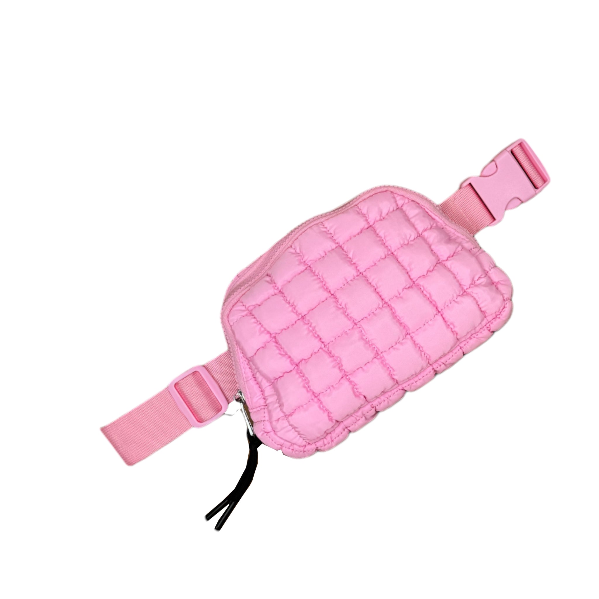 GZ-1511 Puffer Quilted Belt Bag Pink
