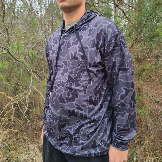 SL-2730 Southern Limit Pullover Black Camo