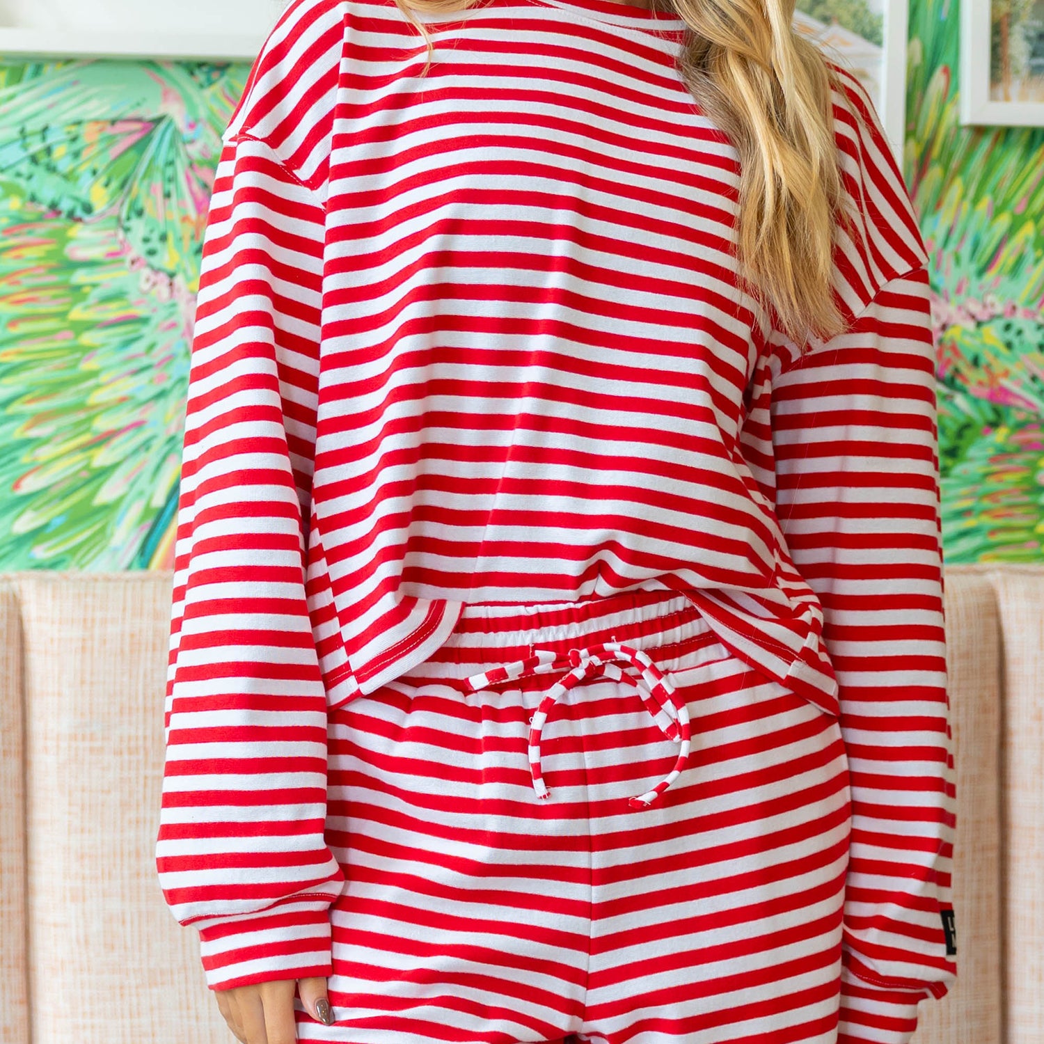 LM-STRIPE Top-RED