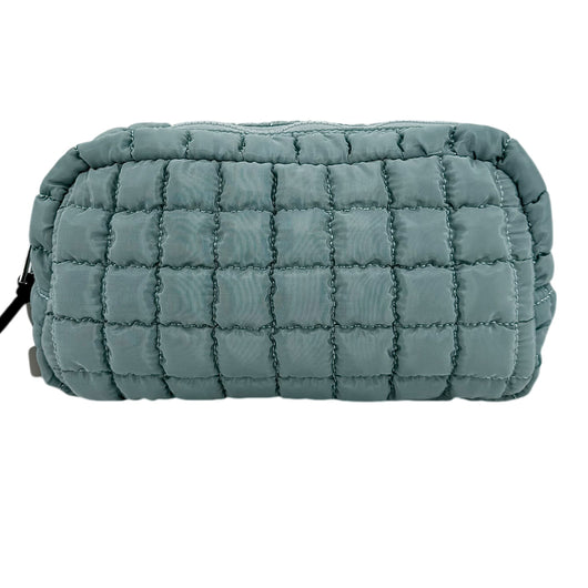 GZ-4282 Puffer Quilted Makeup Bag Haze Blue