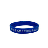 TR-0811 TRUMP 2024 SILICONE BRACELET ROYAL