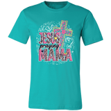 LM-207 Jesus Praying Mama Teal
