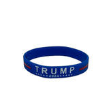 TR-0811 TRUMP 2024 SILICONE BRACELET ROYAL