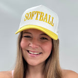 LM-3014 SOFTBALL CAP LEMON YELLOW