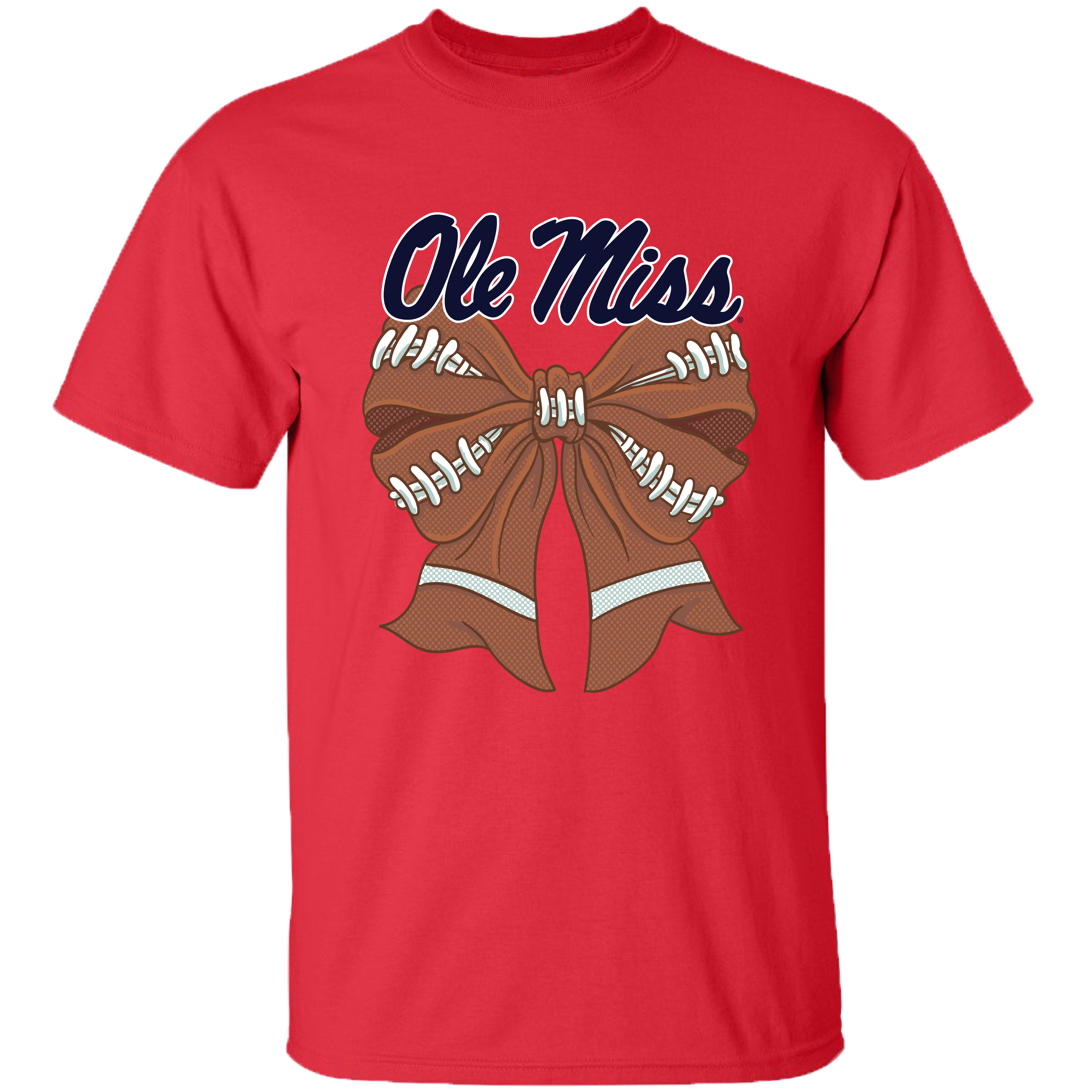 COLLEGE- OLE MISS - 4 - OLE MISS FOOTBALL BOW - RED