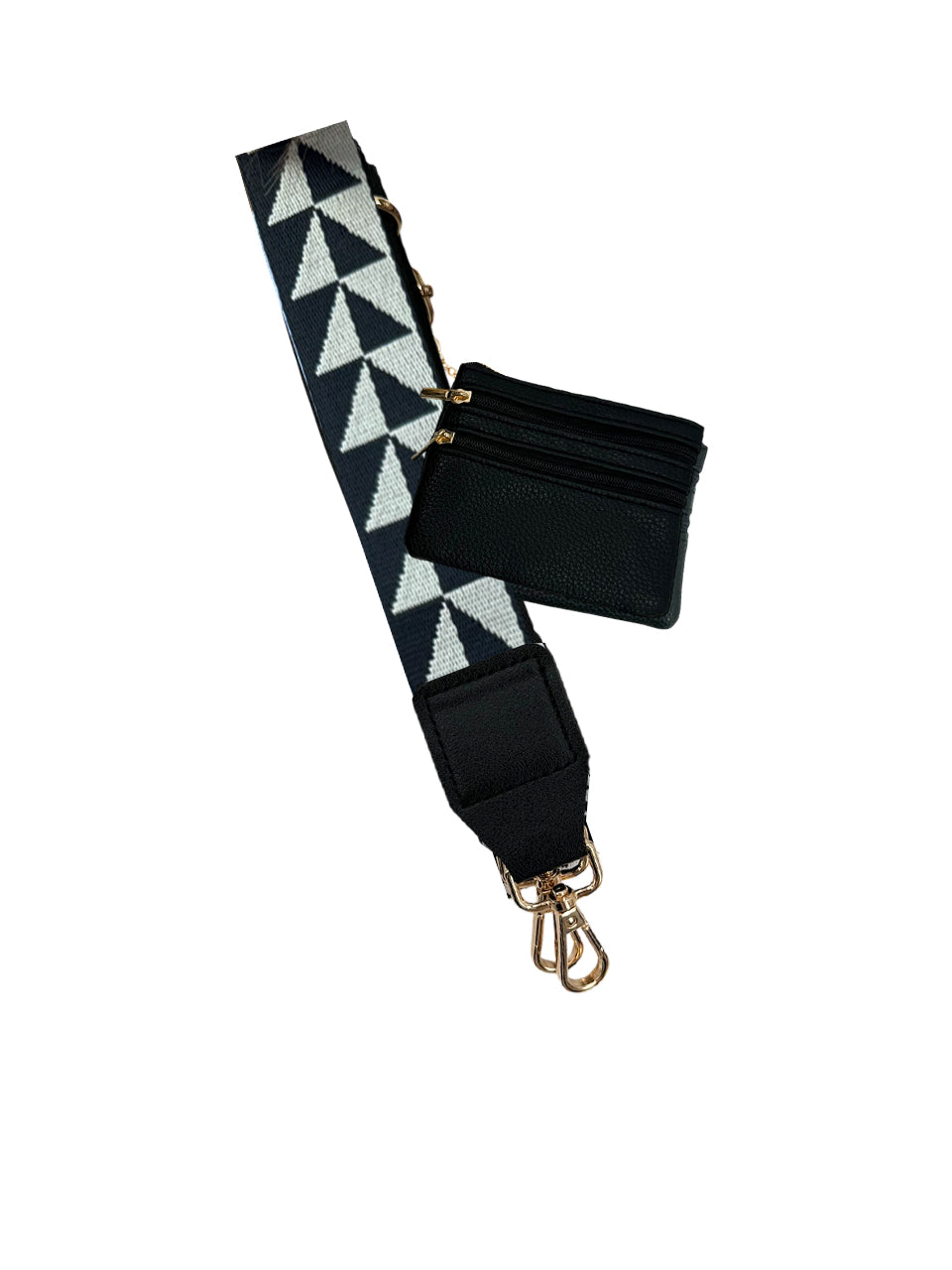 CG8844-20 Cell Phone Crossbody  Blk Triangle