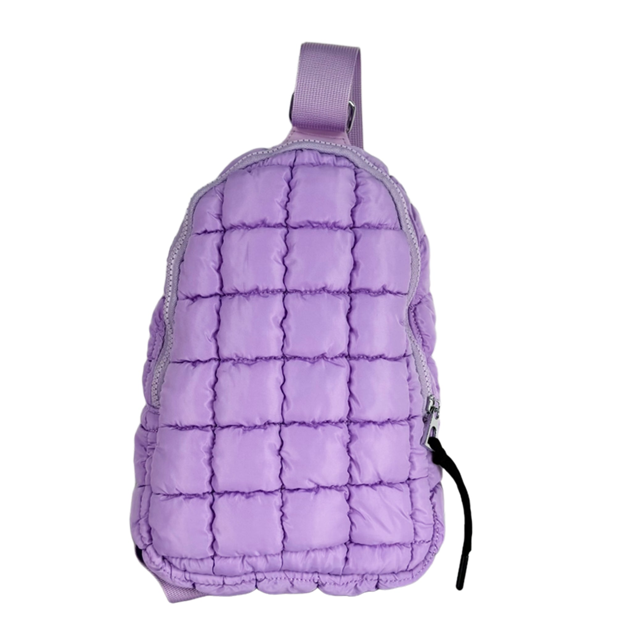 GZ-7413 Puffer Quilted Crossbody Lavender