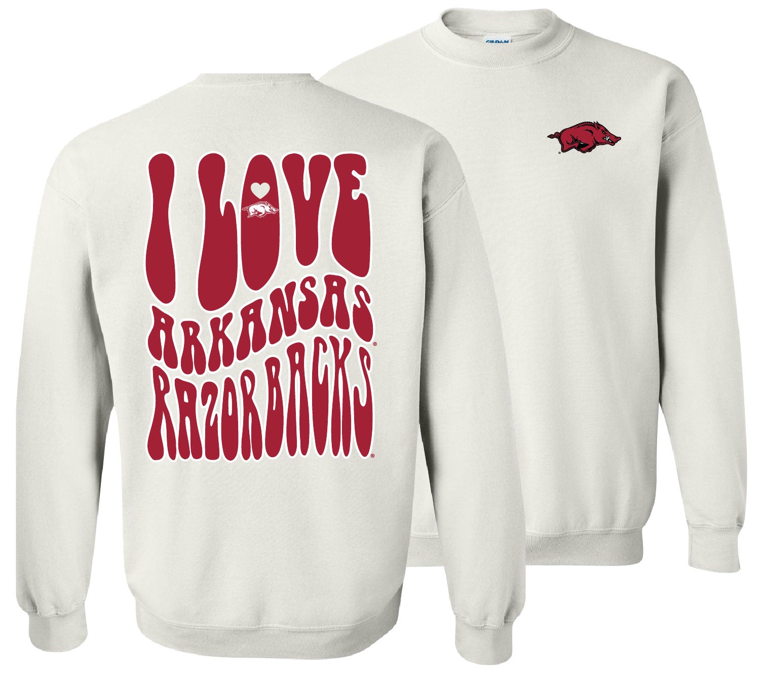 AR Love Team Sweatshirt-White