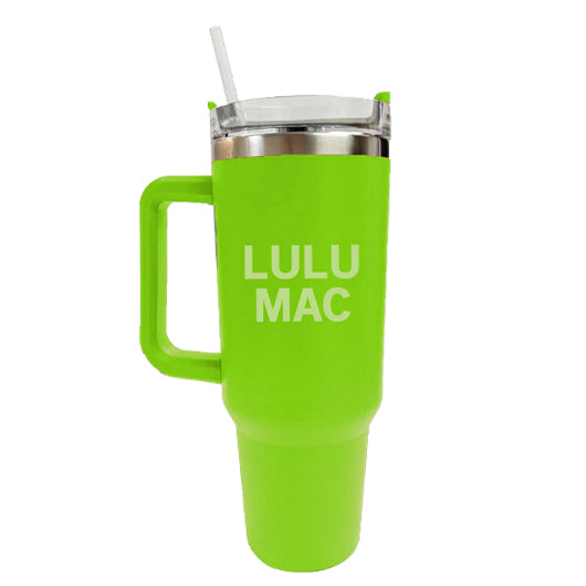 SC-4412-LM Morgan Tumbler Lime with Lt. Green Logo