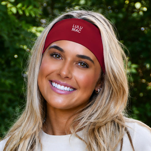 LM-HB-1000 Lulu Mac Headband - Crimson