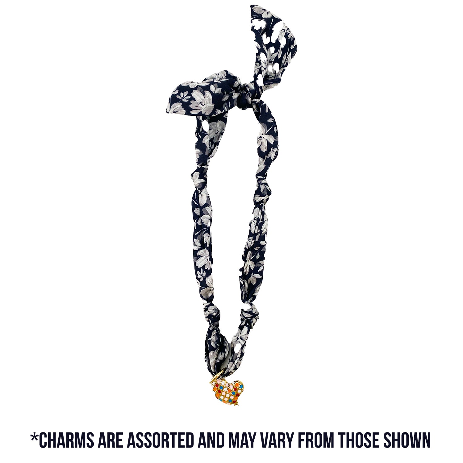 TW-1009 SCARF NECKLACE WITH CHARM