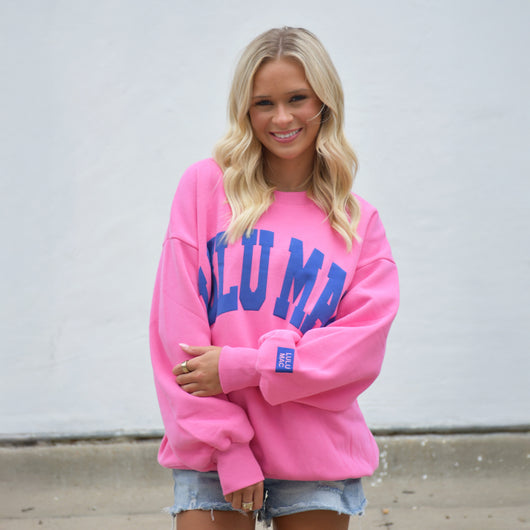 LM-SW-1007 Pink/Royal Puff