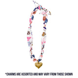 TW-1002 SCARF NECKLACE WITH CHARM
