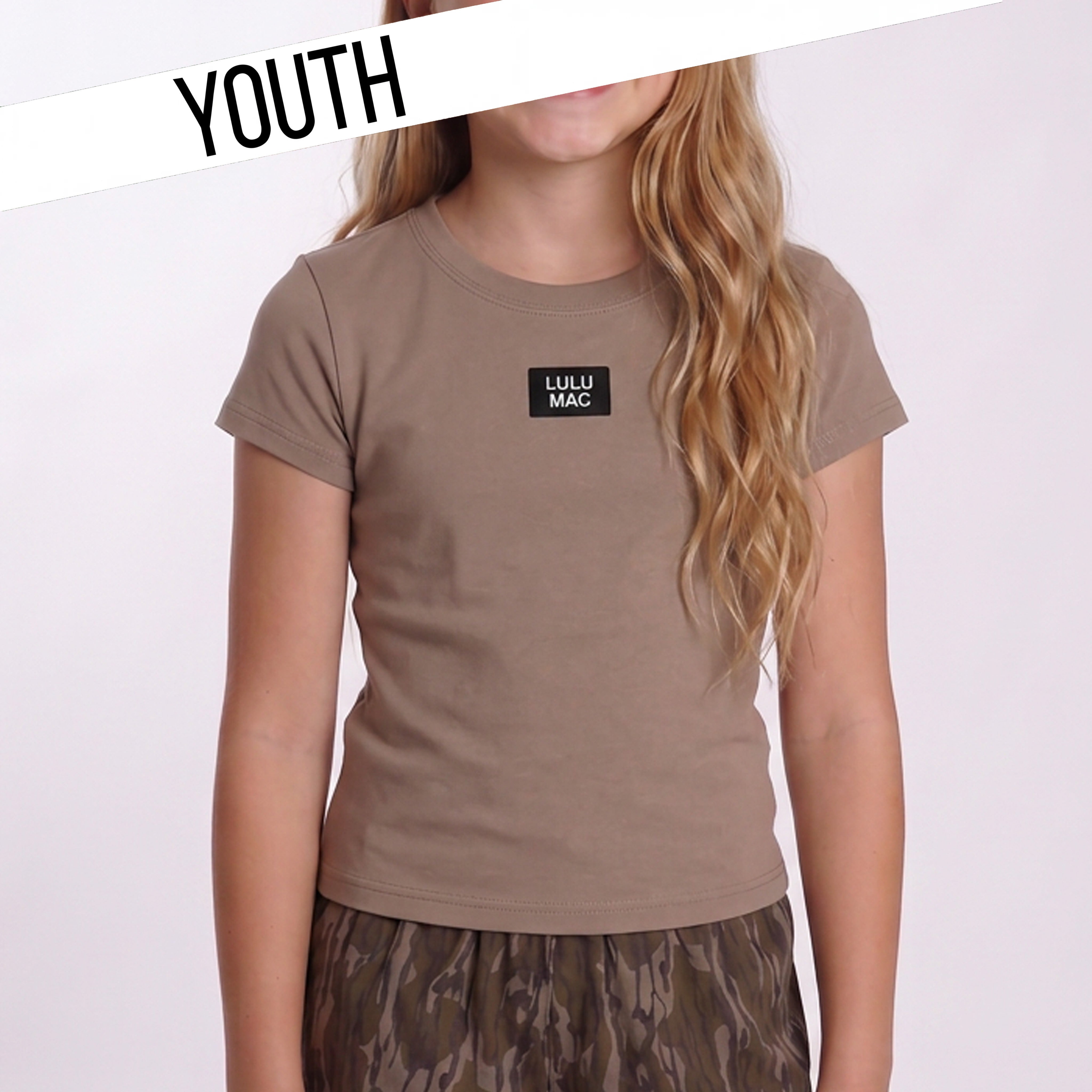 KD-TP1000 Kids Baby Doll Top - Dk Taupe