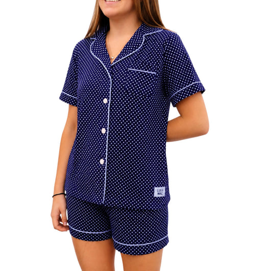 LM-PJ-1000 NAVY W/ BLUE DOT