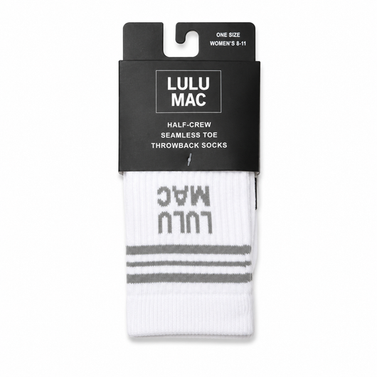 LM-SO-1001 Lulu Mac Socks Single Pair - GREY