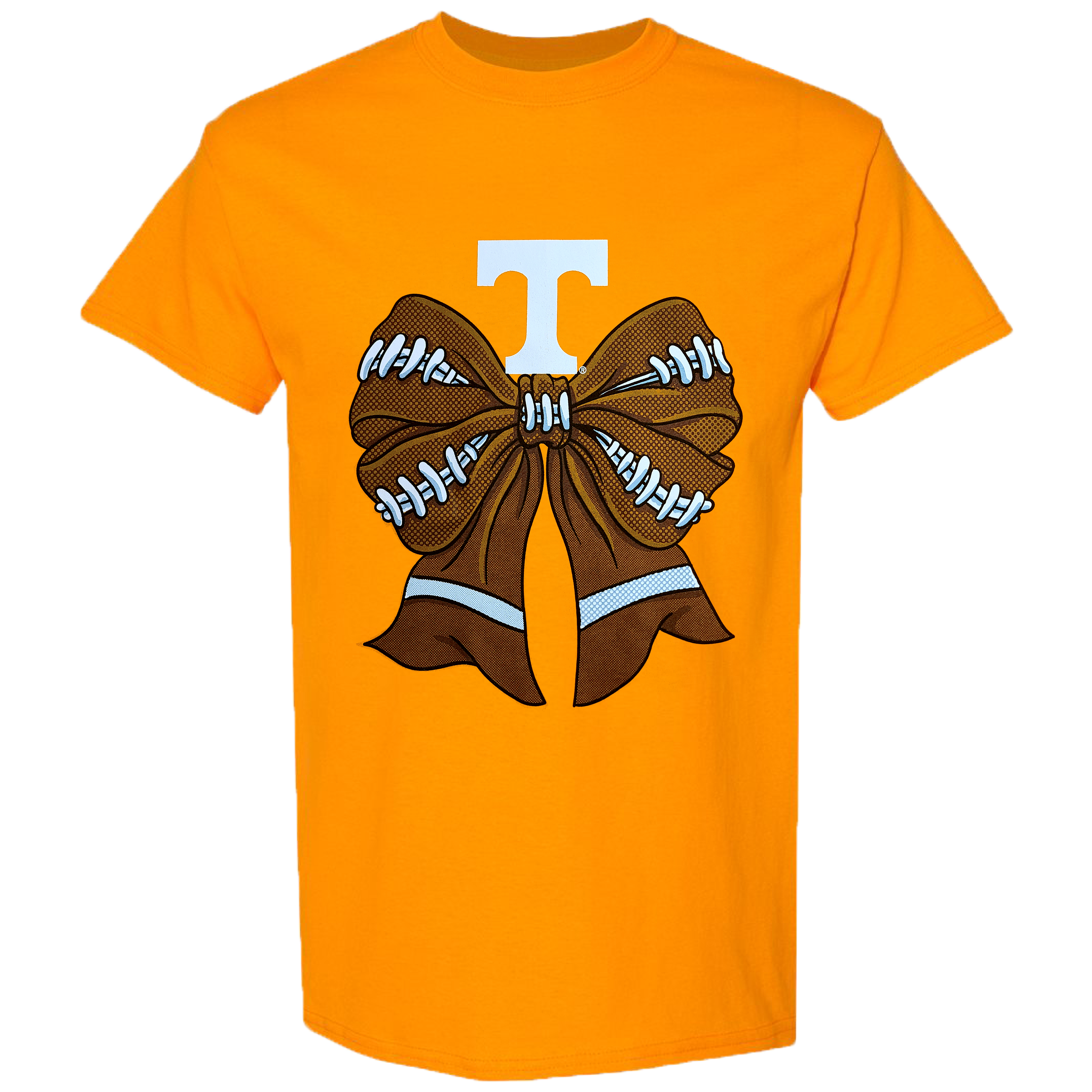 Tennessee Football T-Shirt - Team Color Orange Graphic Tee For Fans, Men's Short Sleeve Shirt