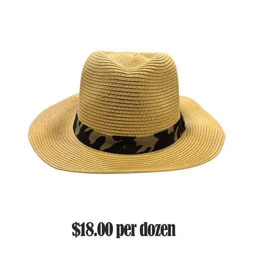 DA-106 BEACH HAT WITH CAMO NATURAL