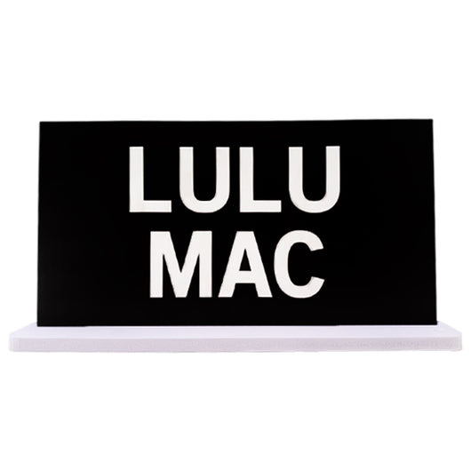 LULU MAC LOGO SIGN
