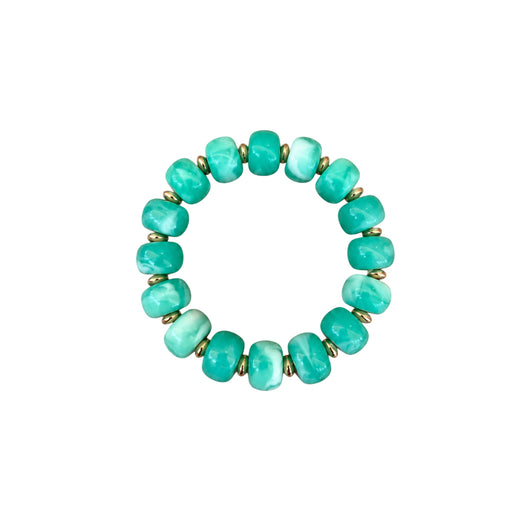 LM-BR-1006 BEADED BRACELET - MINT