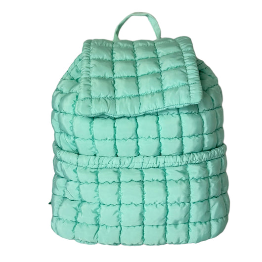 GZ-1719 Puffer Quilted Backpack Mint