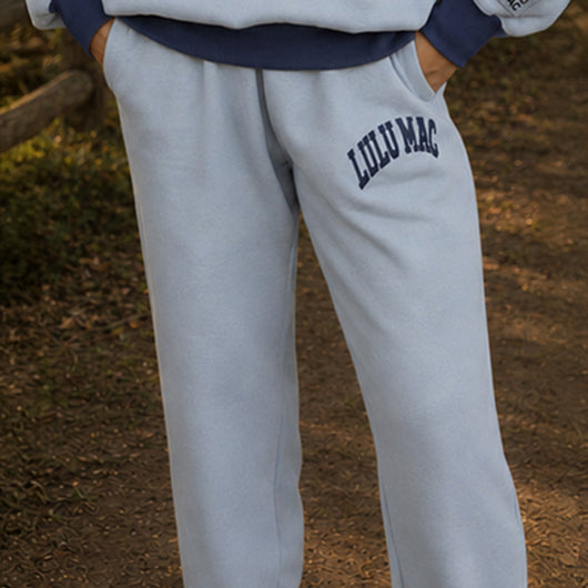 LM-PA-1009 Puff Pant- Light Blue/Navy