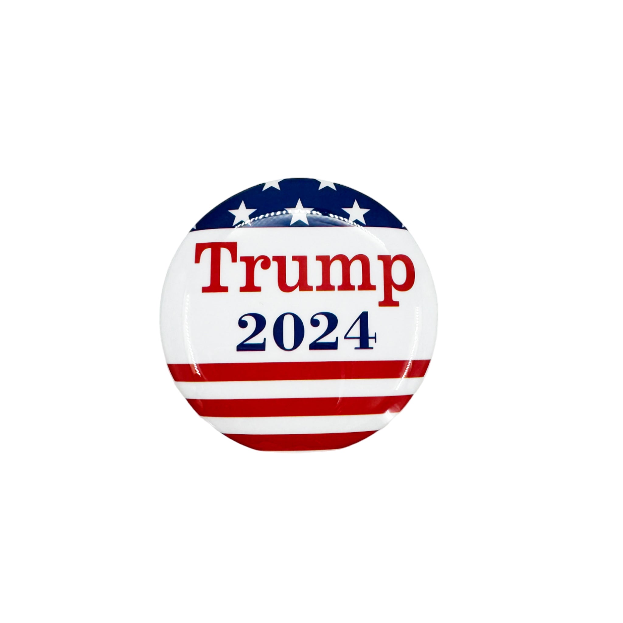 BUTTON TRUMP 2024 STARS & STRIPES