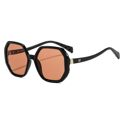 LM-SG-1007 Sutton Black w/Pink Lens Sunglasses