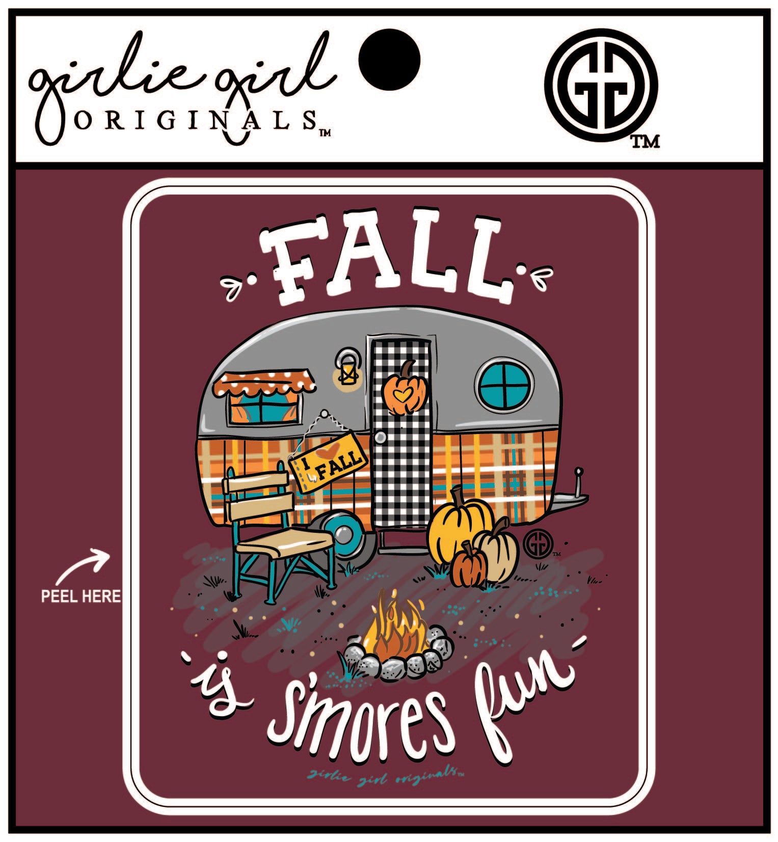 Decal/Sticker 2442 Fall S'more Fun