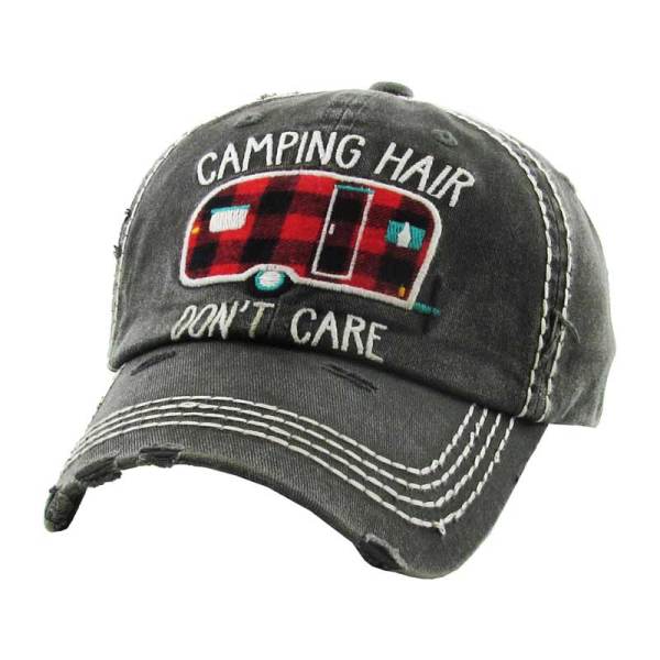 KBV-1257 Camping Hair Cap Black