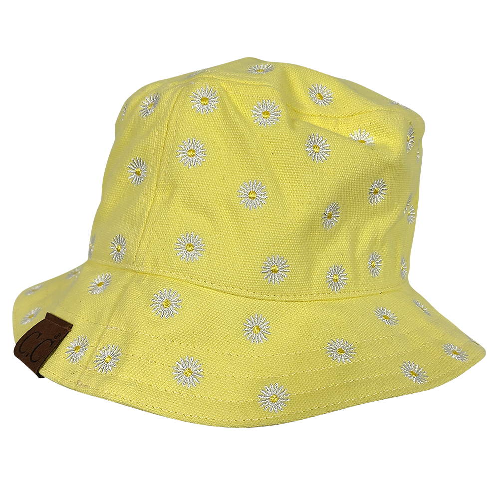 KB-005 C.C Daisy Rain Bucket Hat Baby Yellow